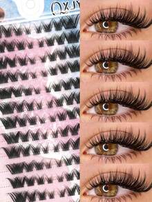 104 Of Fox Eyelash D Curly Mink Eyelash Expansion Kit, Natural Appearance And Soft Personal Long Eyelashes. Lash Clusters, Eyelash Clusters, Individual Eyelashes, Lashes, Fake Lashes - View 2