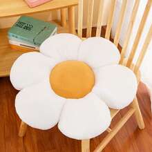 1pc Floral Cushion Plush Doll Bed Decor Office Chair Pad 6-Petal Daisy Throw Pillow Home Decoration Chair Cushion Office Lumbar Pillow Floor Mat Festival Gift - Multicolor - View 10