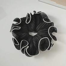 Ash Brown Long Curls And A Black Scrunchie, Salon-Quality Women's Fashion Full Headset - 28inch - View 6