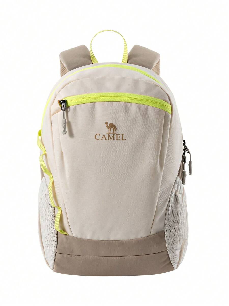 CAMEL CROWN Foldable Large Capacity Travel Bag Backpack Short Distance Travel Fitness Storage Bag - Grit Apricot - View 1