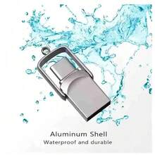 高速二合一 USB 闪存盘，Type-C 接口，64GB 双功能数据存储设备，兼容 PC - 查看 12