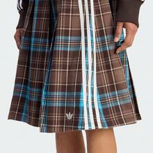 Adidas Originals Women's GFX Check Woven Mini Skirt KW4529 - Brown - View 4