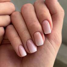24 Pieces Of Oval-Shaped Black Dot And Polka Dot Striped Minimalist Acrylic Nails That Can Be Detached And Worn. - 彩色 - 查看 7