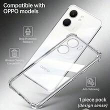 1pc Reno 14, 14 F, 13 F, 13 Pro 5G, 12 (Global Version), 12 Pro (Global Version), 12 F 5G, 12 F 4G, 11 F 5G, 11 Pro (Global Version), 9, 8 4G, 8 5G, 8T 4G, 8 T 5G, 8 Pro, 8 Z, 8 Lite, 7 4G, 7 5G, 7 Z 5G, 7 Pro 5G, 6 4G, 6 5G, 6 Z, 6 Pro, 6 Pro+, 5 4G, 5 5G, 5 Lite, 5 Z, 5 F, 5 Pro+, 5 Pro, 4, 4 Lite, 4 Pro, 4 Z 5G, 3, 2, 2 Z, A98 5G/F23 5G, A98 5G/F23 5G A98 Basic Phone Case, Lightweight Protective, Durable Soft TPU Material, Fashionable Shock-Proof And Scratch-Resistant Design - Clear - View 188