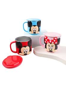 Disney 1个260毫升/320毫升迪士尼3D卡通人物不锈钢保温水瓶，图案可选朱迪/尼克/米妮/米奇/史迪奇/汽车总动员，冷热两用，儿童适用 - 彩色 - 查看 2