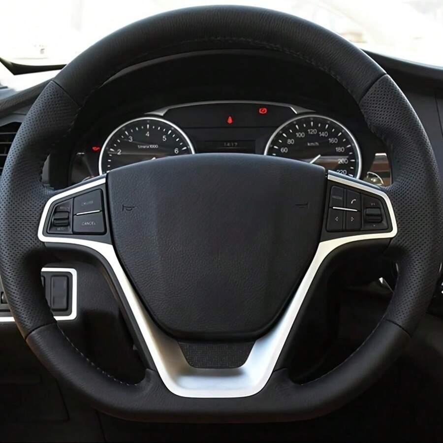 Handmade Steering Wheel Cover, Suitable For Geely Emgrand GT 2015-2017 - Geely Emgrand GT 2015 2016 2017 - View 1