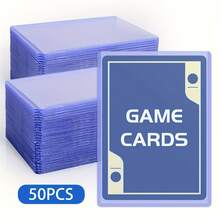 50pcs 3" X 4" Rigid Plastic Card Sleeves, Suitable For Baseball Cards, Sports Cards, Collectible Cards, And Trading Cards - Multicolor - View 13