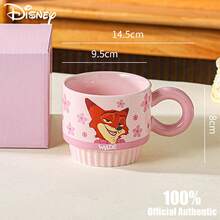 Disney 优雅高品质官方正品朱迪·尼克斯陶瓷叠杯，时尚马克杯，女士礼品 - 彩色 - 查看 13