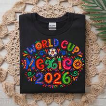 Mexico 2026 Soccer Shirt, Soccer Fan Gift, Championship Tee, Mexıco Football T-Shirt - màu đen - Xem 1