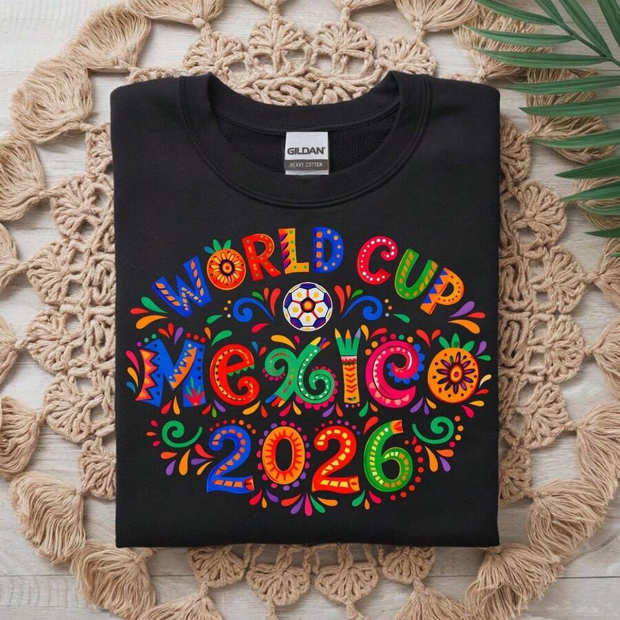 Mexico 2026 Soccer Shirt, Soccer Fan Gift, Championship Tee, Mexıco Football T-Shirt - màu đen - Xem 1