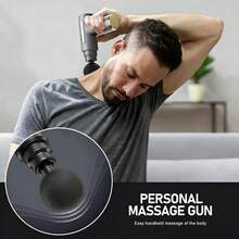 FollowBreak Handheld Electric Massager, Power Supply: Rechargeable, 800mAh Battery Capacity, Portable Massage Tool - Suitable For Back, Neck And Full Body - 6 Speed Levels - Equipped With 4 Massage Heads, Ideal Gift - Multicolor - View 5
