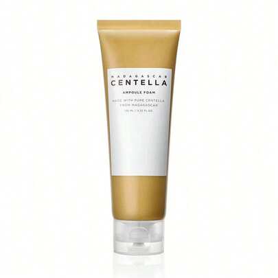 Madagascar Centella Ampoule Foam - Jabón Coreano Calmante, de textura cremosa; contiene agentes hidratantes y naturales, como agua de coco y Centella Asiatica Limpiador facial de centella asiática limpiador facial de aminoácidos débilmente ácido Calmante 125ml