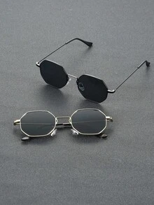 2 piezas negro oro gris