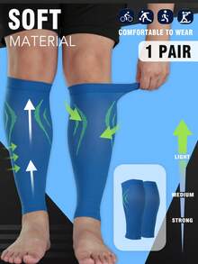 Comfortable Calf Compression Sleeves, Suitable For Sports And Travel, Breathable Non-Constrictive Compression Socks, Unisex - Multicolor - View 23
