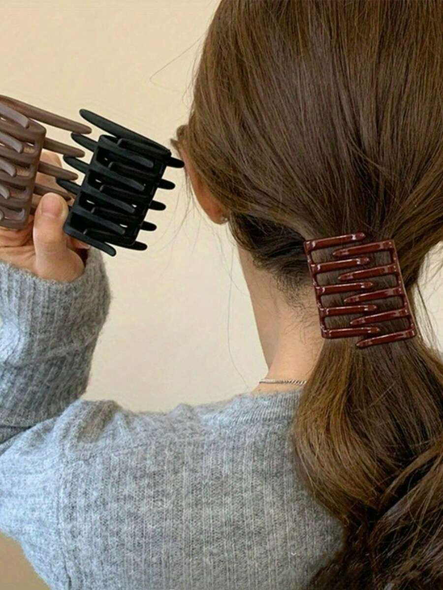 2个优雅十字发夹，女士款 - 彩色 - 查看 1