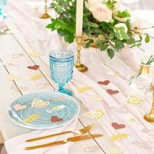 300 Pcs Bridal Shower Confetti Champagne Gold Bachelorette Table Ster Double-Sided Rose Diamond Ring Champagne Bride To Be Glitter Confetti For Engagement Bachelorette Wedding Party Decor - Cô dâu tương lai - Xem 5