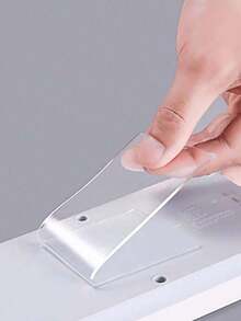 1/2/3/4片装纳米双面胶带，高粘度无痕胶带，加厚透明亚克力纳米胶带 - 可重复使用、无痕、可水洗 - 适用于家庭、办公室和汽车用途，强力胶带 - 白色 - 查看 4