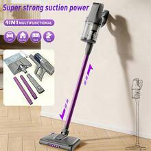 Cordless Vacuum Cleaner, Lightweight Handheld Design, Single-Handed Operation, Powerful Suction, Suitable For Home, Carpet, Hard Floor, Pet Hair And Dirt. 3600mAh, 11.1V - Purple - View 3