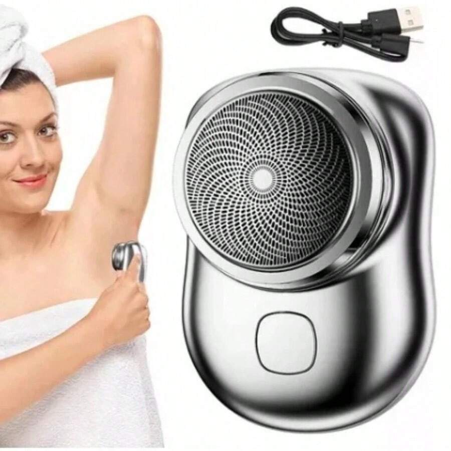 Portable Waterproof Mini Electric Shaver TYPE-C Pocket Beard Trimmer - 演講 - 查看 1