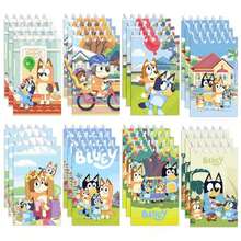 5pcs/10pcs Bluey Anime Portable Notepad Mini Notebook Set Figure Portable Notebook Cartoon Children Notebook,Very Suitable For Festivals, Fans, Schools, And Gift Giving(Random Style) - Multicolor - View 2