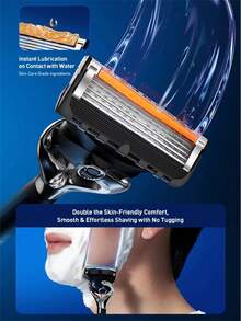 Kit de rasoir magnétique Gillette Fusion ProGlide avec support, 1 manche + 9 recharges, système de rasage précis à 5 lames, rasage doux et en douceur, cadeau idéal pour lui - rasoir - Voir 5