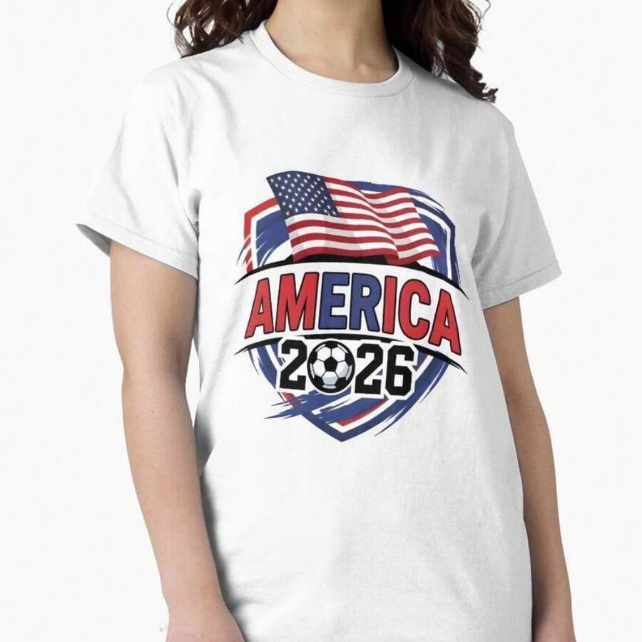 America World Cup 2026 – USA Football Classic T-Shirt - trắng - Xem 1