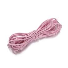 5meters/196.8inch 13 Colors Vibrant Colored Elastic Cord - 2.5mm Thick, High Stretch For DIY Crafts, Jewelry Making, Sewing & Beaded Accessories, Durable Rubber Band With Assorted Colors Choose Freely (Purple, Brown, Black, Red, Blue, Pink, Beige), Beaded Threading | Smooth Texture | High Elasticity - Elastic Cord - View 19