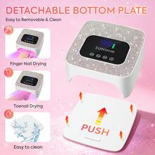 SUN S50 UV LED Nail Dryer Rechargeable 57 LED Lamp Beads Nail Lamp Professional Curing Of All Gel Nail Polish Curing Lamp Tools - White - View 7