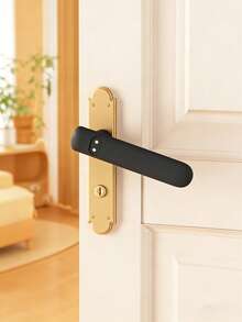1pc Silicone Door Handle Protector Cover, Thick Anti-Collision Grip Sleeve, Made Of Anti-Static Soft Silicone, Suitable For Home Accessories, Home Decor, Room Decor, Household Essentials,Mother's Day Gift,Bedroom Decor,Garden,Kitchen Decor,Summer,Beach,Travel Essentials,Room Decor,Squishy,Graduation - Multicolor - View 9