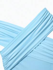 abyoxi Đầm maxi nữ màu xanh nhạt gợi cảm, hở vai, sang trọng với họa tiết hoa 3D, thanh lịch và lãng mạn, thích hợp cho mùa tựu trường, ngày Valentine, mùa xuân và mùa hè. - xanh nhạt - Xem 11