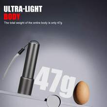 1PC Multifunction LED Flashlight, Long-Range Telescopic Zoom Flashlight, With USB Rechargeable Battery - Multicolor - View 8