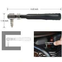 11pcs/34pcs Mini Ratchet Wrench Set, Straight Or Bent Handle Suitable For Narrow Space, Includes And Flat Head Screwdrivers, Hex And Star Bits, Double-Ended Wrenches, Reliable Hardware, Manual Tools, Mechanics - Screwdriver - View 5