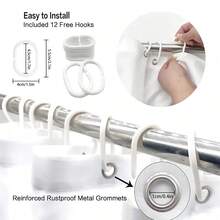 1/3/4PCS Floral Hat Bunny Easter Egg Polka Dot Bathroom Set (4 Pieces) Home Decor, Bathroom Curtain, Bathroom Set, Including Shower Curtain And Shower Curtain Set. This Decorative Bathroom Set Includes A Shower Curtain, U-Shaped Toilet Seat Cover, Non-Slip Mat, Toilet Seat Cover, And 12 Shower Curtain Hooks. Suitable As A Housewarming Gift, Birthday Gift, Holiday Gift, Or A Gift Between Boyfriends/Girlfriends. - Multicolor - View 10