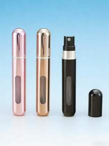 1pc/2pcs/3pcs 8ml Refillable Perfume Spray Bottles, Mini Atomizer Bottles, Pocket Size Fragrance Containers, Scent Pump Shells, Portable Vacuum Perfume Bottles, Suitable For Travel, Living Room, Bedroom, Bathroom Decor, Travel Accessories, Wedding, Party, Birthday, Gifts For Men, Mothers, Fathers, Friends, Happy New Year, Accessories, Fun Gifts - 8ml - View 2