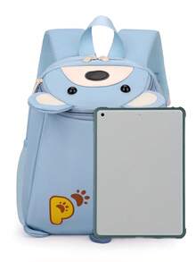 New Cartoon Pattern Children's Backpack, Suitable As Gift For Son Or Daughter - Blue - View 4
