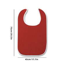 1件装可调节成人围兜，多功能围兜，适用于老年人、残疾人、养老院及其他场合 - 彩色 - 查看 10