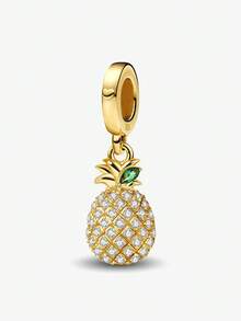 1pc Gold Fruit Series Pendant Ball, Suitable For Women Bracelet DIY Jewelry - Fruit Collection - View 18