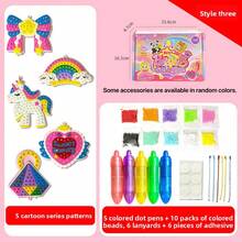 Children's Handmade Puzzle Toys, Pre-School Creative Interactive Toys, 3D Diamond Painting Craft Set, Princess Theme DIY Craft Set - Multicolor - View 15