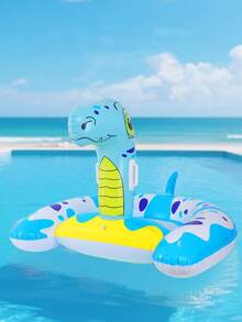 Flotador inflable en forma de flamenco, de piscina de isla de verano, colchoneta flotante de ocio, flotador de piscina, artículos esenciales de playa, flotador de piscina - Multicolor - Ver 5
