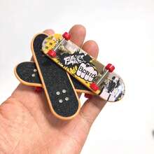 monopatín de dedo de juguete, patinete creativo, tablas de dedo de aleación + tablero de patín de plástico, juguetes para niños, regalos, 1/3 Uds. YWN4 - 2 piezas - Ver 6