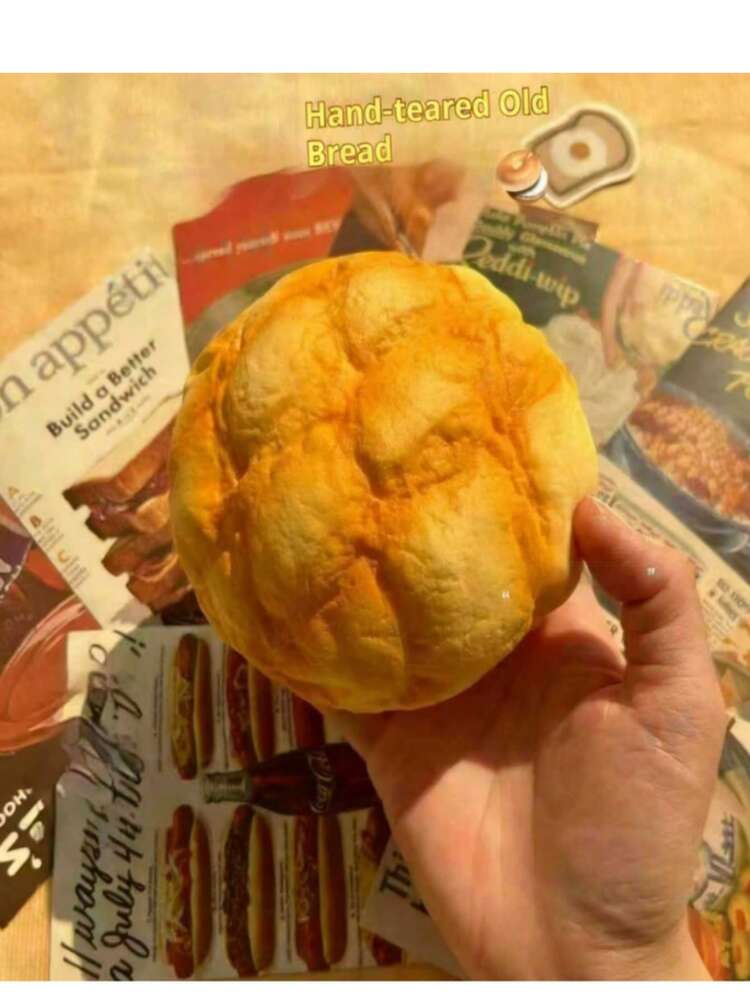 Squeeze Squishy Bread Toy, Stress Relief Slow Rebound Squeeze Toy, Office Pressure Relief Toy, Birthday/Christmas/Halloween/April Fool's Day Gift, Perfect Gift - Multicolor - View 4