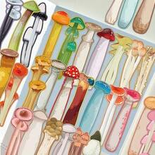 30PCS Cartoon Colorful Alien Mushroom Creative Bookmarks Reading Paper Books Page Marking Cards Decorative Stationery Gift - Multicolor - View 2