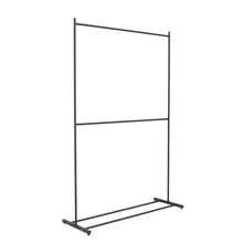 LIVINGANDHOME Double-Tier Black Iron Heavy Duty Clothes Rail Rack, 2 Hanging Rods Sturdy Garment Rack, 2-Rod Minimalist Garment  Clothing Hanger, Multifunctional Organiser For Bedroom & Shop Display - Black 120cm(W) X 40cm(D) X 180cm(H) - View 5