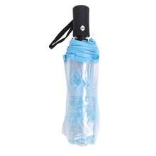 Automatic Umbrella Multipurpose 8 Ribs Fashion Transparent Flower Pattern Folding Travel Umbrella For Daily Stage Performance Blue,Outdoor,Garden,Travel Essentials,Portable Essentials,Beach Essentials,Graduation Season,Commencement,Graduation Ceremony,Graduation Gift,Graduation Present,Graduation Gift,Graduation Present,Congrats Grad,Congratulations Graduate,Valedictorian,Finish School,Graduation Party,Outdoor Essentials,Travel Portable,Hiking Essentials,Camping Essentials,Portable Tools,Summer Essentails,Summer Portable,Umbrella / Compact Umbrella / Travel Umbrella / Windproof Umbrella / Folding Umbrella / Rain Umbrella / Automatic Umbrella / Uv Umbrella / Sun Umbrella / Paraguas / Guarda-Chuva - 多色 - 查看 3