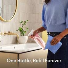 Batroom Cleaner Starter Set Eucalyptus Mint Scent Sp Bottle Wit 4 Refill Table -Friendly Cleaning Supplies 4 X 24 Fl Oz - 噴霧瓶裝4片 - 查看 6