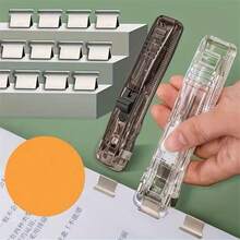 51 piezas de clips de carpeta transparentes minimalistas, clips organizadores multifuncionales para documentos, aperitivos, sellado - Multicolor - Ver 2