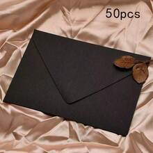 Sobres de lino, sobres de oficina, invitaciones de boda, tarjetas de invitación comercial occidental, regalos festivos, sobres y tarjetas de decoración de fiestas, en varios colores y estilos similares al cachemir, bolsas de almacenamiento hechas a mano, bolsas de almacenamiento de documentos, invitaciones de unicolor. - Rectángulo - Ver 16