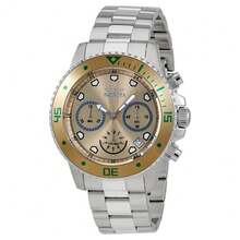 Invicta Men's 21888 Pro Diver Chrono Stainless Steel Champagne Dial Watch - one-size - View 1