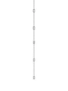 925 Sterling Silver Moissanite Necklace, Hypoallergenic Minimalist Pendant Necklace, Luxury Gift For Valentine's Day, Mother's Day, Birthday, Girlfriend, Wife, Mom (Gift Box With Certificate) - Silver - View 7