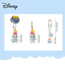 Disney 迪士尼史迪奇和朋友们可爱毛绒钥匙扣背包挂件玩偶，坐姿，儿童玩偶，节日/生日礼物 - 彩色 - 查看 7